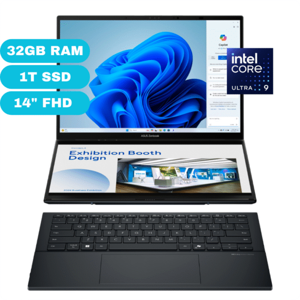 Notebook ASUS UX8406CA-PZ073W 14" 3K OLED Touch Core Ultra 9 285H 2.9/5.4GHz 32GB LPDDR5X