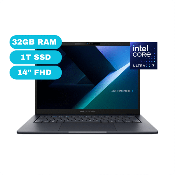 NB ASUS Expertbook B5405CCA-NZ0916X 14" IPS Core Ultra 7 255H hasta 5.1GHz, 32GB DDR5