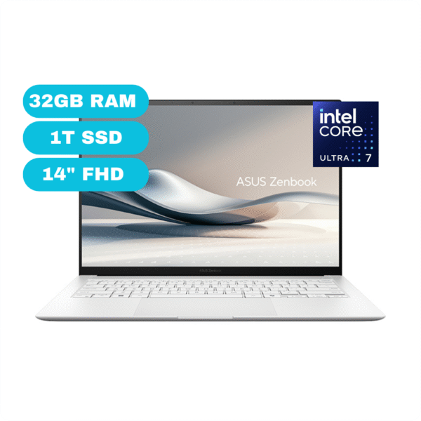 Notebook ASUS Zenbook S 14, 14" 3K OLED, Core Ultra 7 258V 2.2/4.8GHz, 32GB LPDDR5x, 1TB