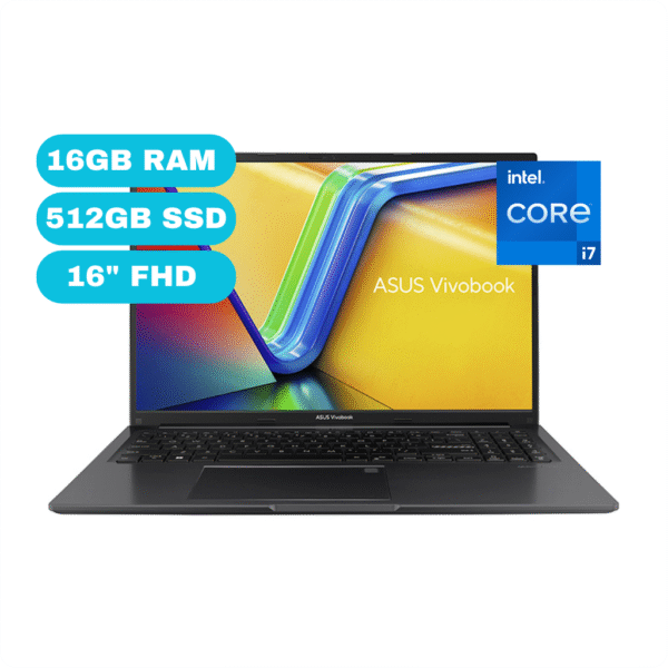 Notebook ASUS Vivobook 16, 16" WUXGA IPS, Core i7 13620H 2.4/4.9GHz, 16GB DDR4, 512GB