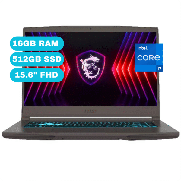 Notebook Gaming MSI THIN 15 B13UC, 15.6" FHD IPS, Core i7 13620H 4.9GHz, 16GB DDR4