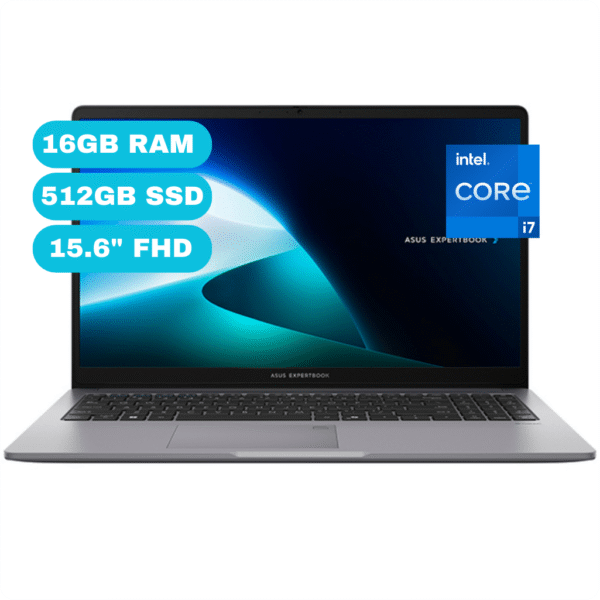 Notebook ASUS ExpertBook P1, 15.6" FHD TN, Core i7-13620H hasta 4.9GHz, 16GB DDR5