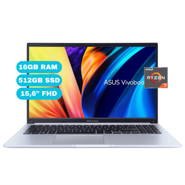 Notebook ASUS M1502YA-NJ107 15.6" FHD LED Backlit, AMD Ryzen 7 7730U 2.0/4.5GHz, 16GB DDR4