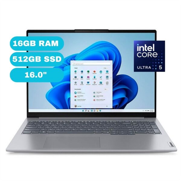 NB Lenovo ThinkBook 16 G7 IML 16" WUXGA IPS, Core Ultra 5 125U hasta 4.3GHz 16GB DDR5-5600