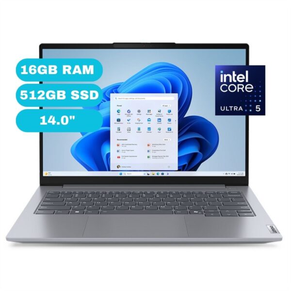 Notebook Lenovo ThinkBook 14 G7 IML 14" WUXGA IPS Core Ultra 5 125U hasta 4.3GHz 16GB DDR5