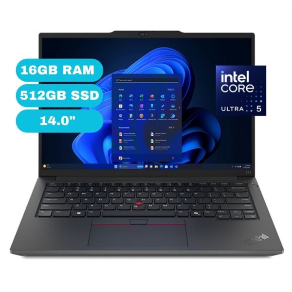 Notebook Lenovo ThinkPad E14 Gen 6, 14" WUXGA IPS Core Ultra 5 125U hasta 4.3GHz 16GB DDR5