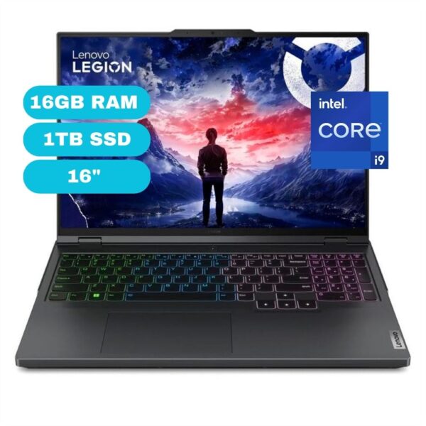 NB LENOVO Legion Pro 5 16IRX9, 16" WQXGA IPS, Intel Core i9-14900HX 5.8Ghz, 16GB DDR5-5600