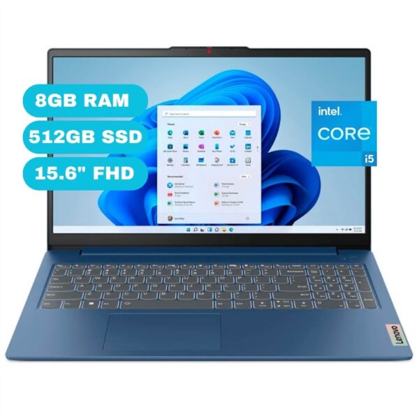 Notebook Lenovo IdeaPad Slim 3 15.6" FHD TN Core i5-12450H 2.0/4.4GHz, 8GB LPDDR5-4800