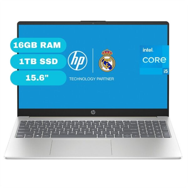 Notebook HP 15-fd0266la, 15.6" FHD Core 5 120U 1.4 / 5.0GHz, 16GB DDR4-3200MHz (2 x 8GB)