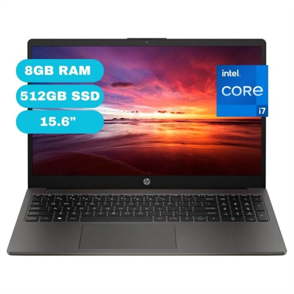 Notebook HP 250 G10, 15.6" LCD LED SVA HD, Intel Core i7 1355U Max 5.00GHz, 8GB DDR4-3200