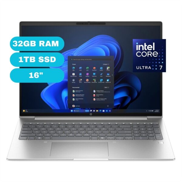 Notebook HP Probook 460 G11 16" WUXGA IPS UWVA, CORE ULTRA 7 155U 4.8 GHz 32 GB DDR5 5600