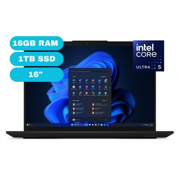 Notebook Lenovo ThinkPad L16 Gen 1 16" WUXGA IPS, Core Ultra 5 125U hasta 4.3GHz 16GB DDR5